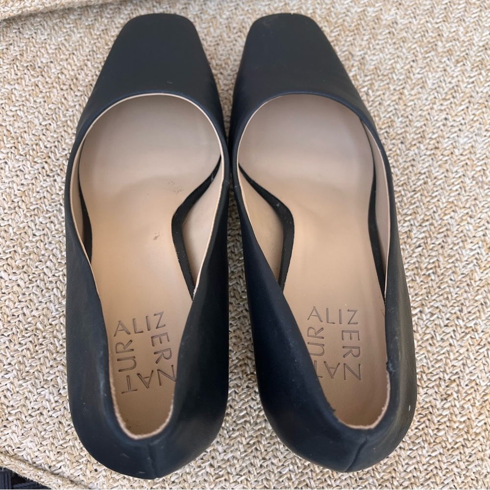 Naturalizer Black Block Heel Pumps size 8 - Picture 7 of 9